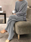 Cotton-Blend Crew Neck Suits