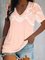 Floral Casual Loosen Short Sleeve T-shirt