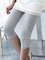 Solid Lace Patchwork Plus Size Casual Leggings Pants