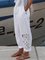 Linen Floral Plus Size Casual Pants