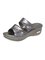 Glitter Shiny Panel Platform Heel Sandals