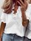 Casual V Neck Short Sleeve Tops