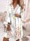 Boho Loosen Short Sleeve Woven Dress