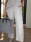 Casual Cotton Blends Pants