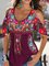 Boho Cotton Blends Loosen Hollow Out Shirts & Tops