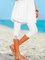 Lace Elastic waist Skinny Shorts