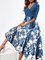 Casual Floral Short Sleeve Knit Dress