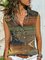Tribal Short Sleeve Blouse