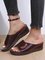 Perforated Hollow Metal Sheet Vintage Casual Slippers