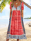 Boho Loosen Short Sleeve Knit Dress