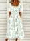 Loosen Short Sleeve Knit Dress