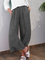 Plus size Plain Loosen Casual Pants
