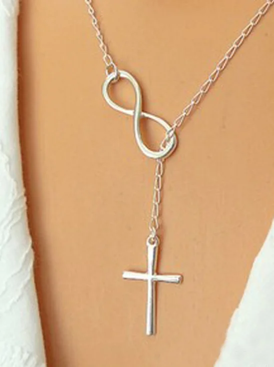 Silver Bowknot Necklace