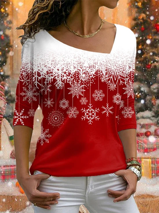 Casual Christmas T-Shirt Xmas T-shirt