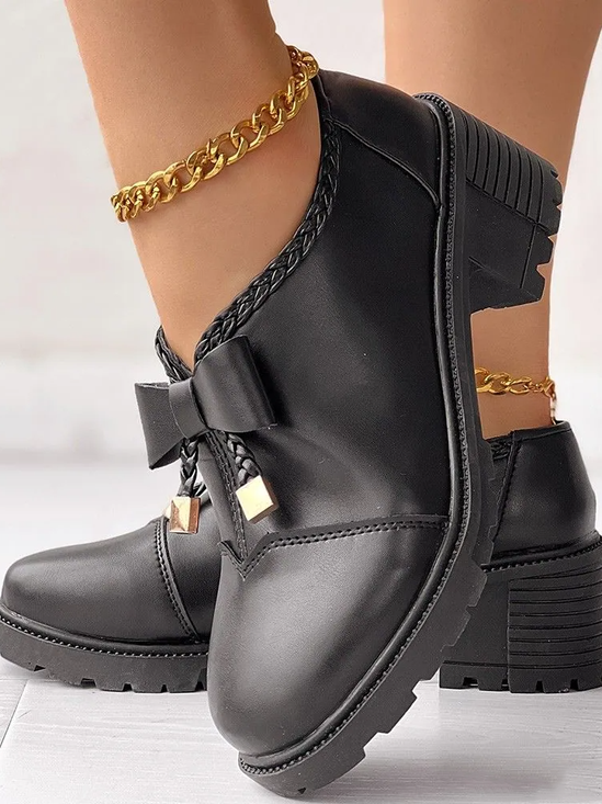 Plain All Season Casual Shallow Shoes