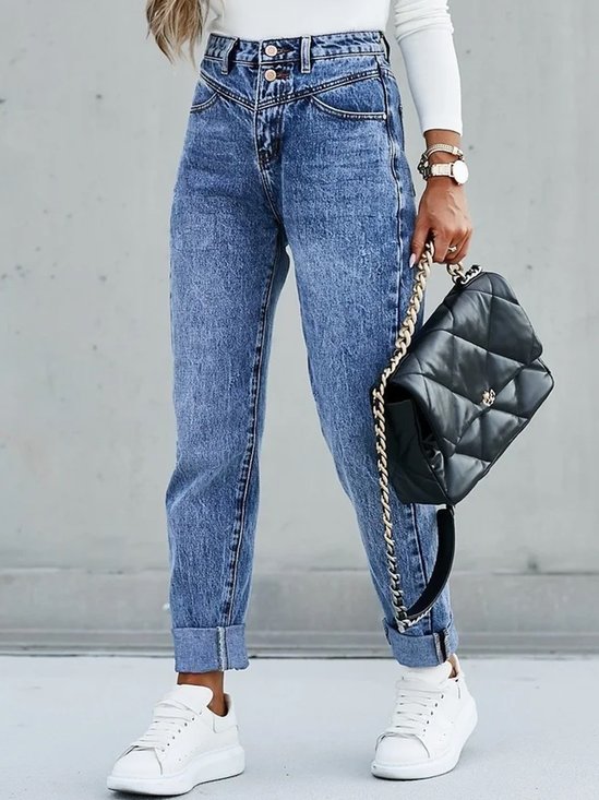Plus size Loose Casual Jeans