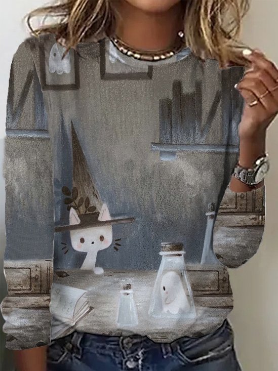 Casual Loose Halloween T-Shirt