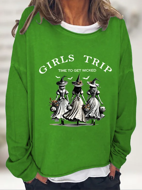 Casual Halloween Sweatshirt