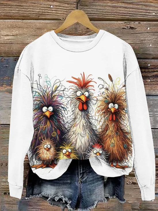 Thanksgiving Turkey Casual Sweatshirt