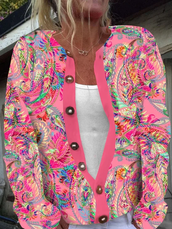 Casual Ethnic Loose Cardigan