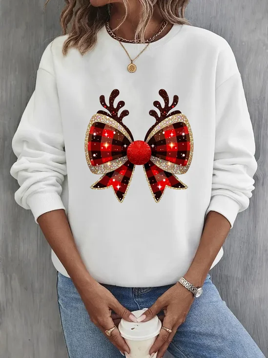 Crew Neck Casual Sweatshirt