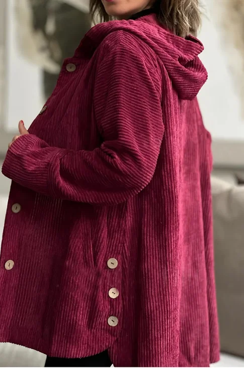 Vintage Plain Hoodie Jacket