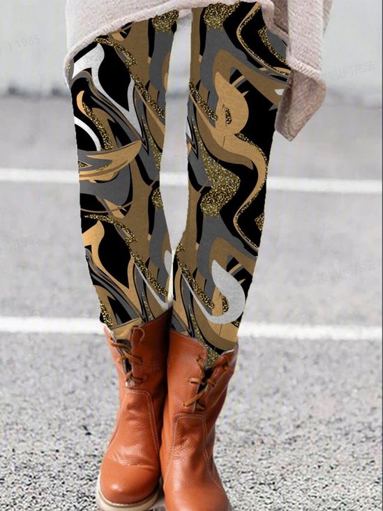 Geometric Print Leggings