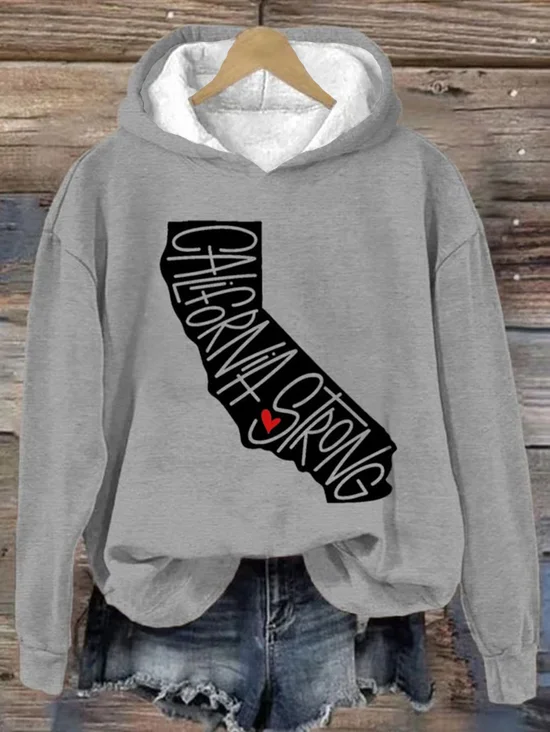 Women's California Strong Pacific Palisades Printed Sweatshirt