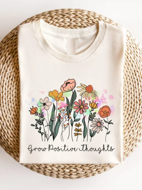 Casual Floral T-Shirt