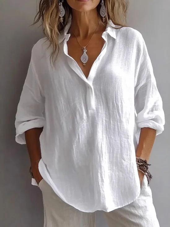 Casual Plain Regular Fit Shirt