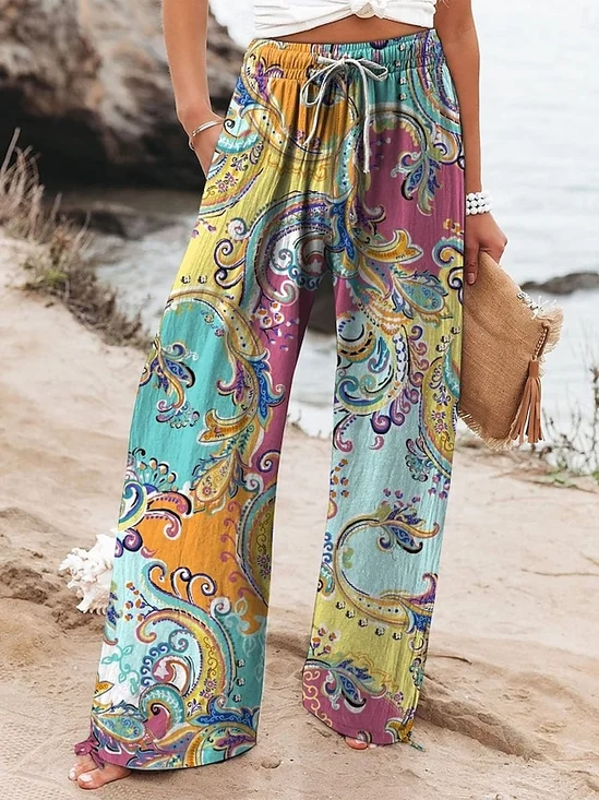 Casual Printing Pants