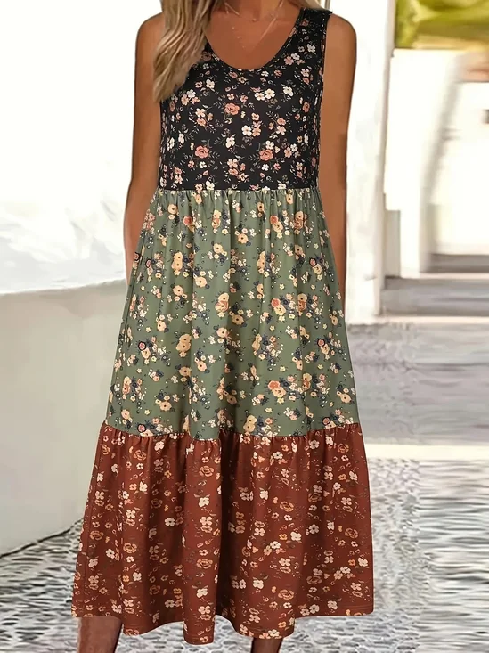 Casual Cotton Regular Fit Dress With No