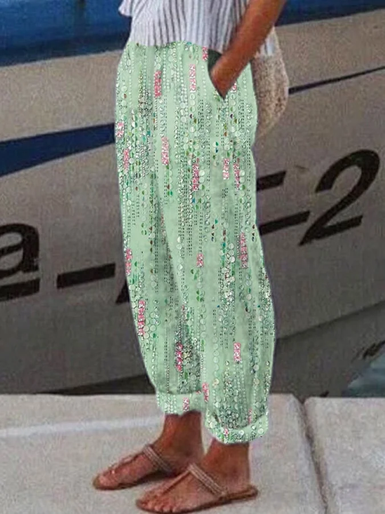Women's Printed Casual Pants