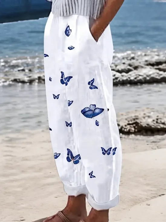 Loose Butterfly Casual Pants