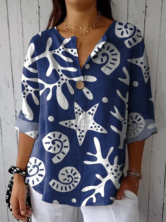Elegant Geometric Blouse