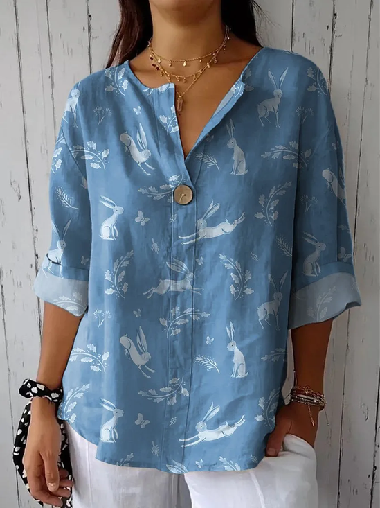 Casual Cotton Blouse