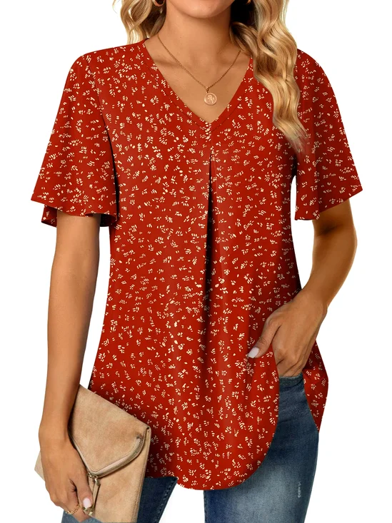 Regular Fit Cotton Casual Floral Shirt