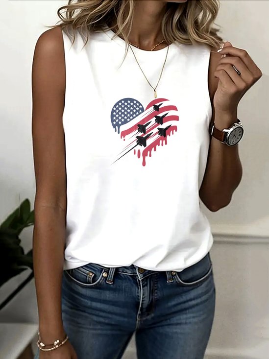 Regular Fit Casual Tank Top