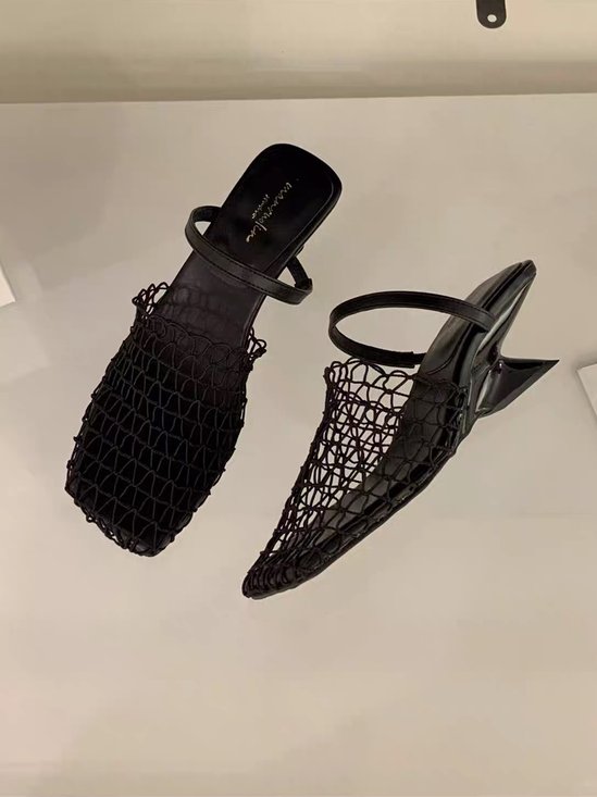 Plain Casual Summer Wedge Sandal