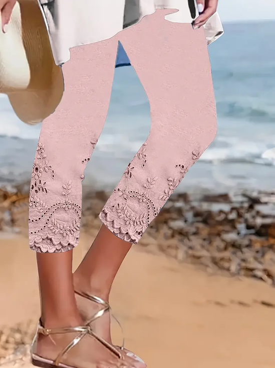 Women's Floral Print Casual Leggings