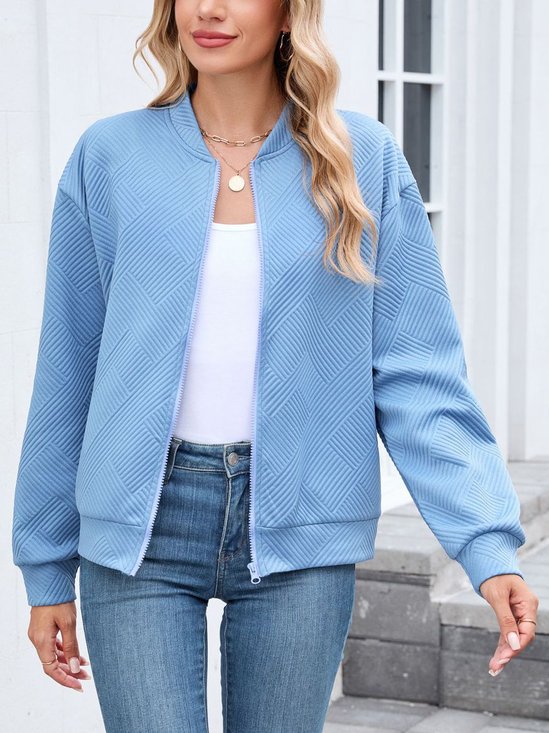 Stand Collar Casual Cotton Jacket