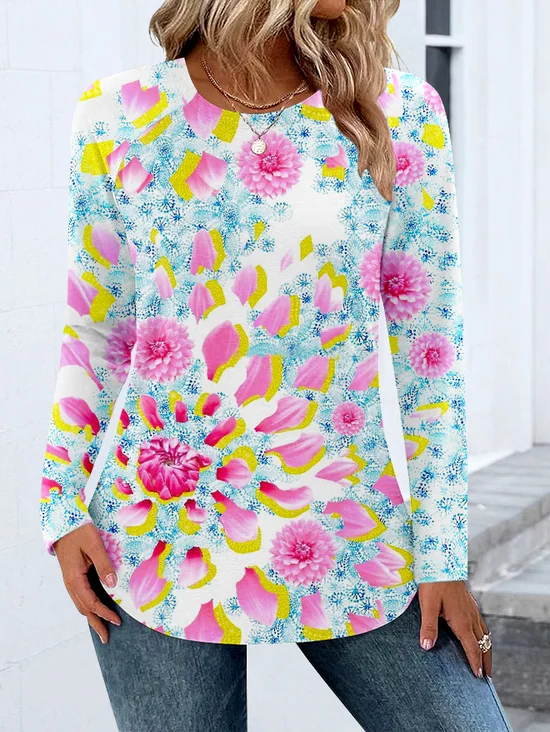 Crew Neck Casual T-Shirt