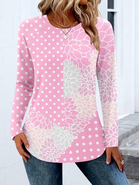 Casual Color Block T-Shirt