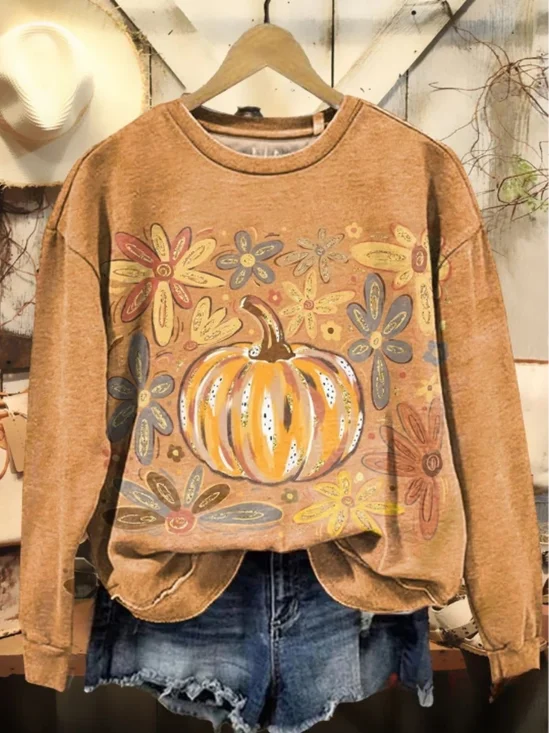 Casual Cotton Sweatshirt