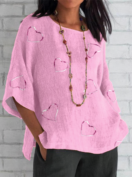 Geometric Casual Blouse