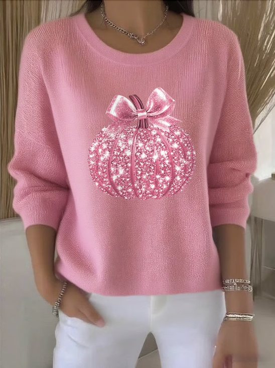 Cotton Crew Neck Regular Fit Casual Sweater