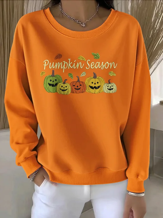 Cotton Casual Regular Fit Sweatshirt