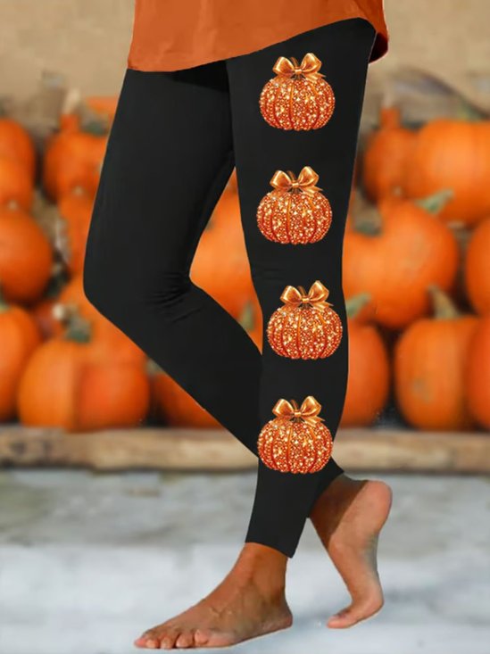 Halloween Casual Tight Leggings