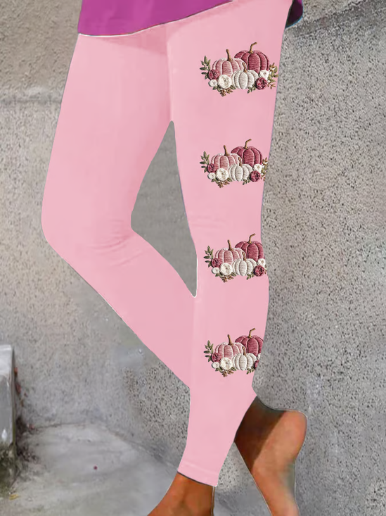Halloween Jersey Casual Leggings