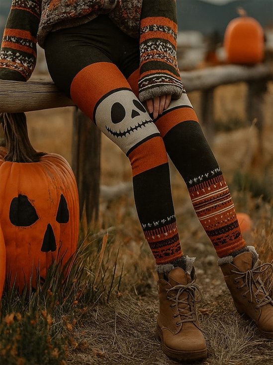 Geometric Tight Vintage Leggings